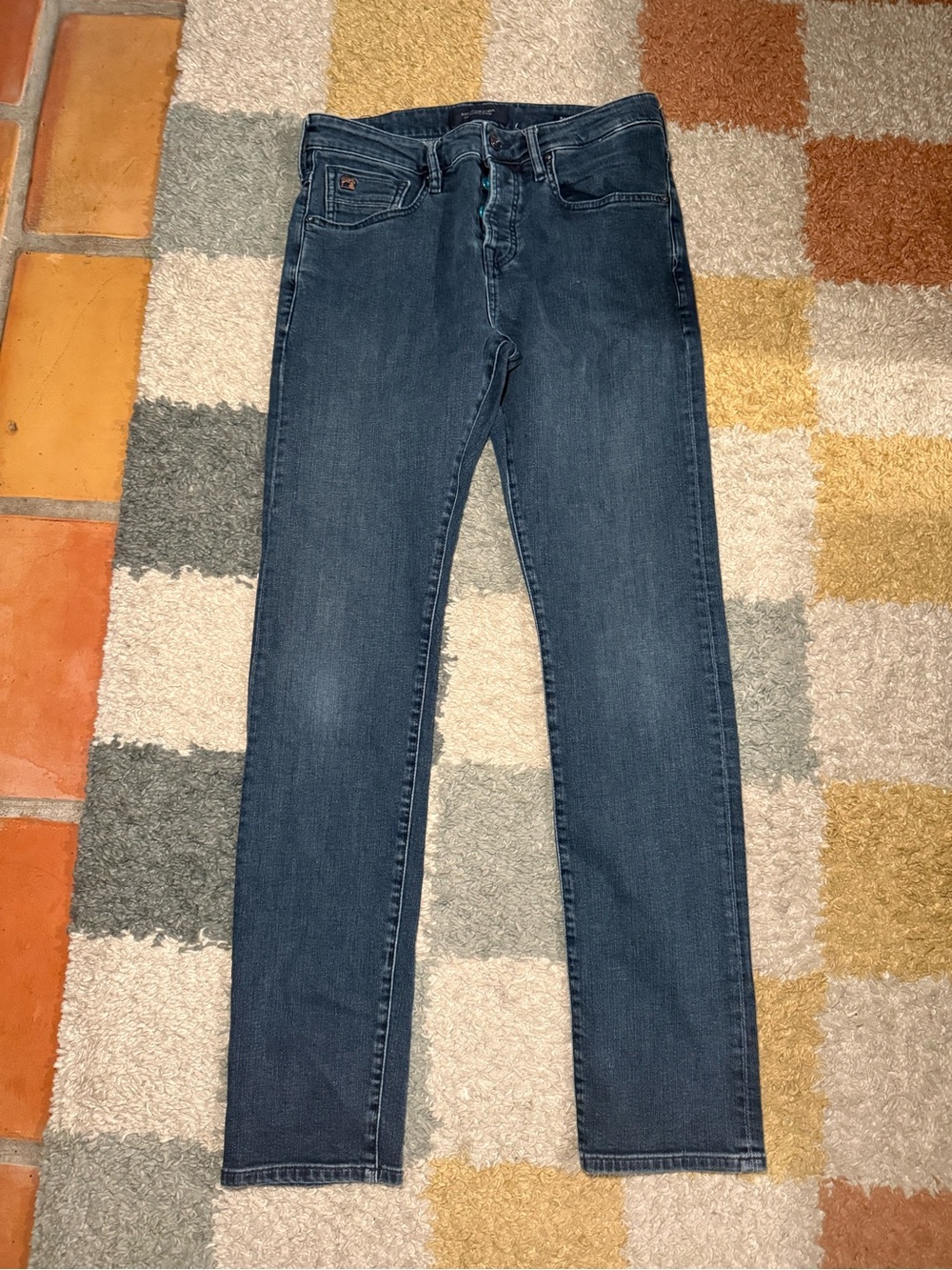 Scotch & Soda Men's Slim Jeans in Dark Blue
